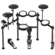 Aroma TDX-22II 8 Piece Electronic Electric Drum Kit Set with Mesh Heads Mesh Pad