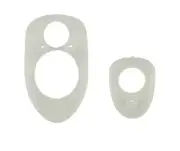 Hood Handle Seals, for Beetle 68-79, Clear 2 pieces, Compatible with Dune Buggy (for: Volkswagen)