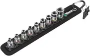 Wera Belt 1 Zyklop 1/4 Socket Belt Set with Holding Function Metric 05003880001