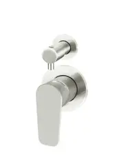 Meir Round Diverter Mixer Paddle Handle - PVD Brushed Nickel