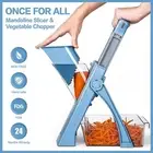 Vegetable Slicer 4 in 1 Multifunctional Kitchen Chopping Mandoline Food Chopper