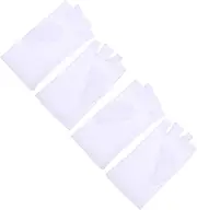[Baluue] Anti-uv Half-Finger Gloves Merino Gloves for Outdoor Boys and Girls Cycling Touch Screen Elastic Comfortable Pack