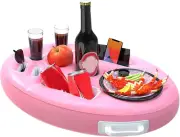 Pool Floating Table Tray - Inflatable Drinks Storage Tray for Pool - Swimming...