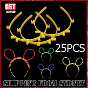 25X Multi Color glow sticks headbands tiaras Light party revel Easter Bunny Ear