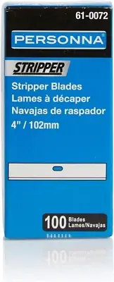 .017 X 4" Stripper Blade 100 Bl/Ct, 10 Ct/Cs