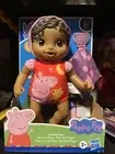Baby Alive Goodnight Peppa Pig Doll Peppa African American With book pacifier