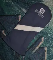NEW PRG Embroidered Canvas Driver Head Cover SOMERSETT GOLF & COUNTRY CLUB Blue