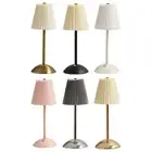 Nordic Pleated Table Lamp with Metal Base Desk Reading Light for Home Decoration