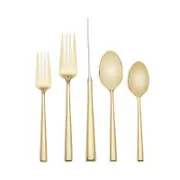 kate spade new york Malmo Gold 20 Piece Flatware Set