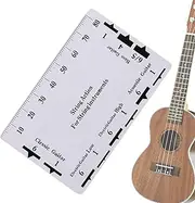 String Action Ruler,Portable String Gauge Action Ruler | Bass Accessories, Luthier Repair Tool, Professional Measuring Tool for Electric, Acoustic Bass Guitars