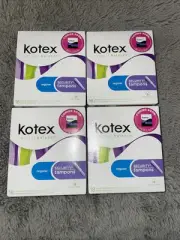 4X Kotex Natural Balance Security Tampons Regular Unscented 18 Per Box NEW
