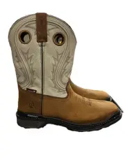 Rocky Rams Horn Western Waterproof Composite Toe Work Boot Size 11W