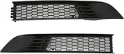 Front Grill Mesh Inserts for Tesla Model Y 2020-2023, 2Pcs Automotive Air Inlet Vent Grille Cover Replacement, Bumper Protector