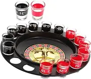 1 Set Turntable Poker Shot Drinking Game Poker Shot Roulette Drinking SPI-nning Wheel Roulette Drinking Game