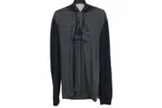 Jeanswest Howlin Winds Text Graphic Grey & Navy Thin Hoodie Mens Size Large NEW