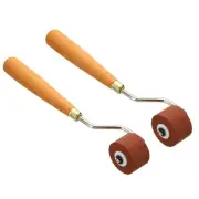 2pcs 1.2 Inch Rubber Roller Brayer Tools for Printing Printmaking Ink Stamping