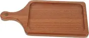 GRIRIW Wooden Food Board Serving Tray Snack Platter Pizza Plate Rectangular 30x15x2cm