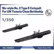 Yao's Studio LY350619 1/350 Wu-style No2 Type 5 Catapult Yamato Class Battleship