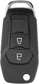 ECSiNG 2 Button Remote Flip Key Shell Compatible with Ranger T6 2015-2019 Replacement Folding Remote Key Fob Case Cover Housing with Uncut Blade