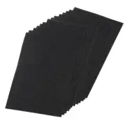 Glitter EVA Foam Sheets Soft Paper Non-Adhesive 11.8 x 7.8 Inch Black 10 Pcs