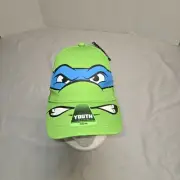 NWT Kids Teenage Mutant Ninja Turtles Blue "Leonardo" Baseball Hat OSFM