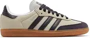 [adidas] Originals Men's Samba Soccer Shoe, Putty Grey Black, 9.5