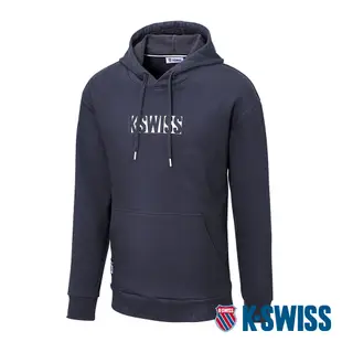 K-SWISS Hoodie 連帽上衣-男-灰