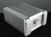 Aluminum Chassis DIY Mono Amplifier Audio Shell Class A Case Size 242*150 *350mm