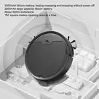 (Black)3 In 1 Robot Vacuum Cleaner Smart APP Remote Control 2000Pa Strong US