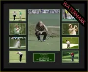 JACK NICKLAUS PGA CHAMPION LIMITED EDITION SIGNED FRAMED MEMORABILIA GOLDEN BEAR