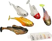 Artificial Jumping Fish Baits | Simulation Artificial Fishing Lure,5X Colorful Slow Sinking Bait, Angling Tackle Kits for All Water Layers