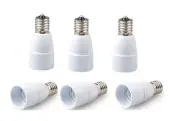 6 X E17 to E14A Base Socket LED Light Lamp Bulb Adapter Converter