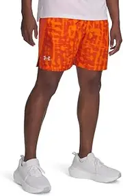 [Under Armour] UA Launch 7IN Print Shorts 0835 - Solar Orange Small