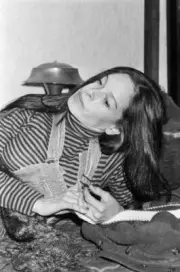 Geraldine Chaplin During The Shooting Of A Film 1978 Historic Old Photo 25