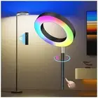 Dual-Sided RGBCW Floor Lamp, 42W 2800LM Bright LED Standing Lamp with Remote,...