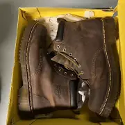 Dr. Martens AW004 Leather Boots - Brown Crazy Horse Size 11 New With Box