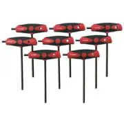 Wiha Tools 33496 8 Piece SoftGrip Hex Metric T-Handle Set