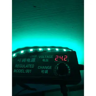 現貨 有電壓表 12V~24V 變壓器 電源可調 調整式 可調式 3A 110V/220V電壓轉24V