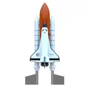 Estes 009991 1:200 Space Shuttle Flying Model Rocket Kit