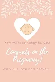 YAY! we're so happy for you! congrats on the pregnancy! with our love and prayers