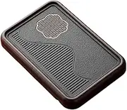 Fonowx Kungfu Tea Tray with Water Collection System for Teapot and Teacup in Office Or Home, Style B