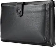 [HAMKVBPR] Men's Clutch Bag Men's Leather Clutch Bag Casual Handbag Handbags