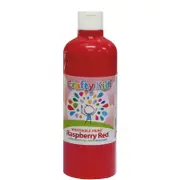 Boyle 500ml Raspberry Red Crafty Kid Washable Paint