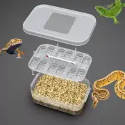 12 Grids Reptiles Eggs Incubator Tray,Incubation Box for Ing Snake, Lizards,Rept