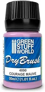 Green Staff World GSWD-4090 Dry Brush Paint, Kareji-Mauve 1.1 fl oz (30 ml), Model Paint
