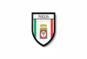 PATCH PATCHES EMBLEM IRON ON GLUE PRINT FLAG world crest italy apulia
