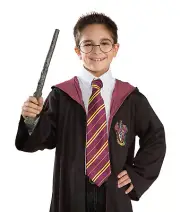 Harry Potter Striped School Boy Tie Book Day Fancy Dress Costume OFFICIAL