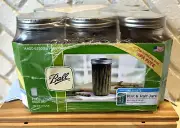RARE-Ball- Mason jar 24 oz. Wide Mouth. New Case. Discontinued style. Full Case.