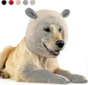 Quiet Ears For Dogs, Dog Earmuffs Noise Protection Knit Dog Hat Pet Ears Warm