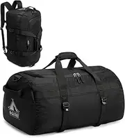 G4Free Sports Duffel Bags Gym Bag for Women Men 45L Duffle Backpack with Shoe Compartment Water Resistant Travel Weekender Bag